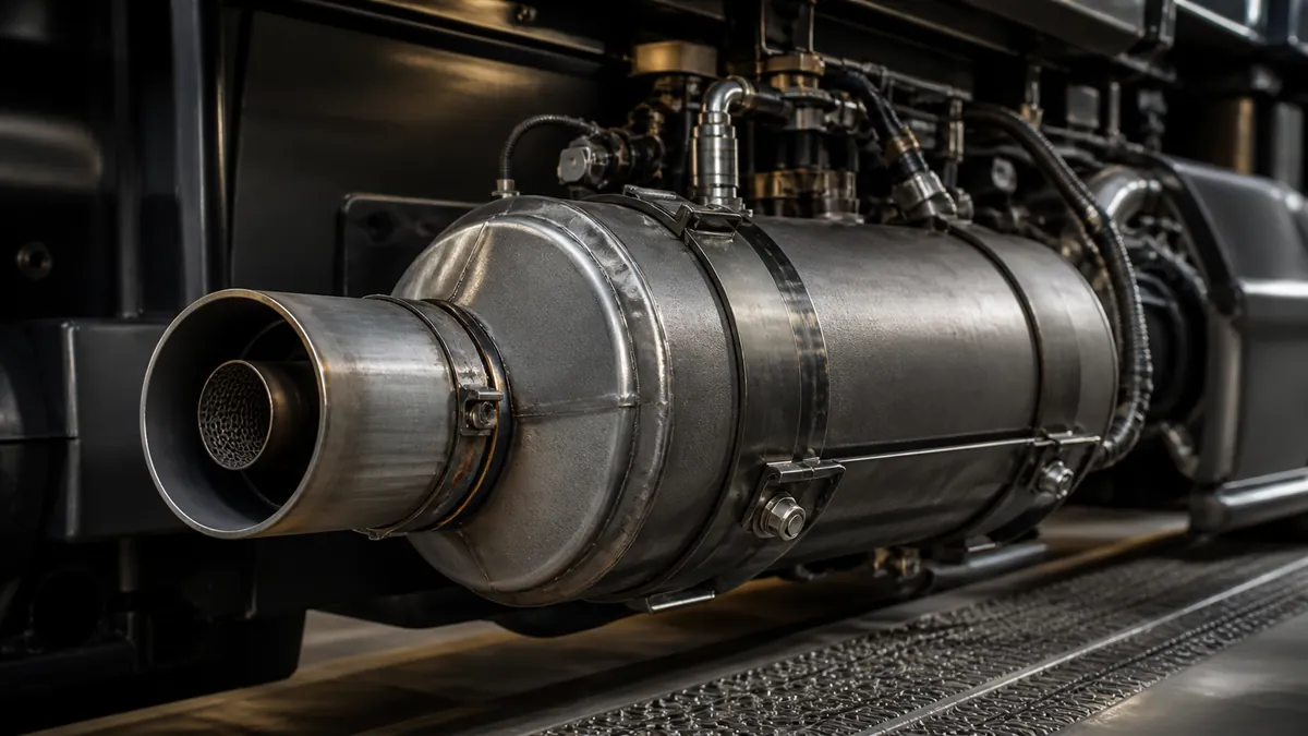 Diesel particulate filter and emissions aftertreatment system