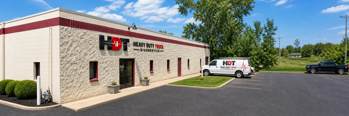 The Heavy Duty Truck Diagnostics building in Ham Lake, Minnesota