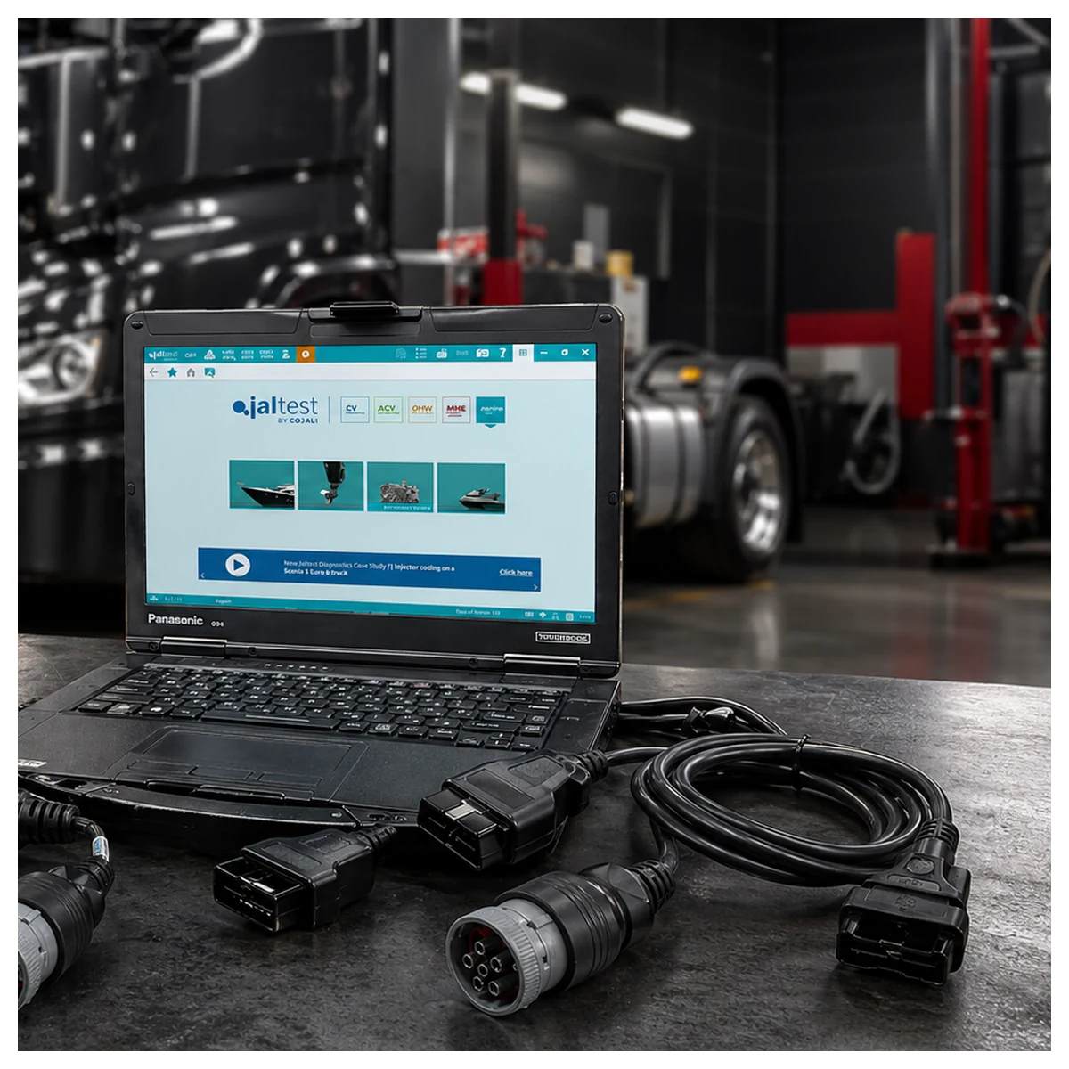Jaltest Commercial Truck Light Medium and Heavy Duty and Off Highway Construction Diagnost