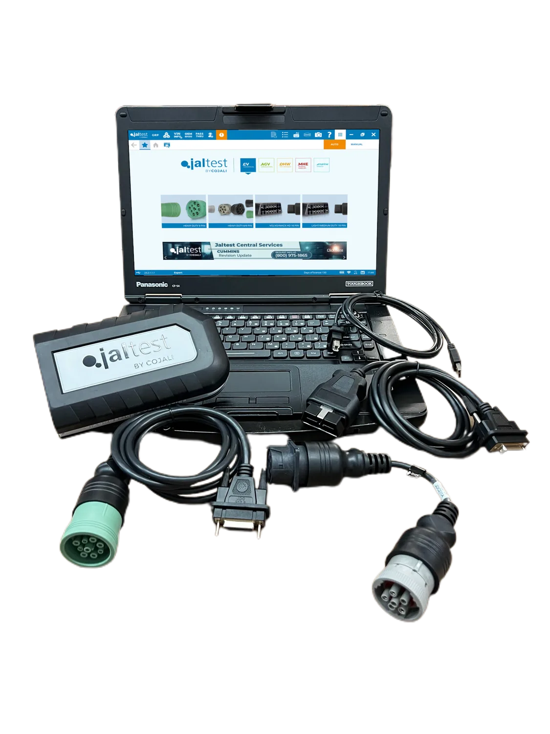 Jaltest CV + OHW + AGV Toughbook Package (Standard)